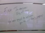 Fisk Johnson's Signature!